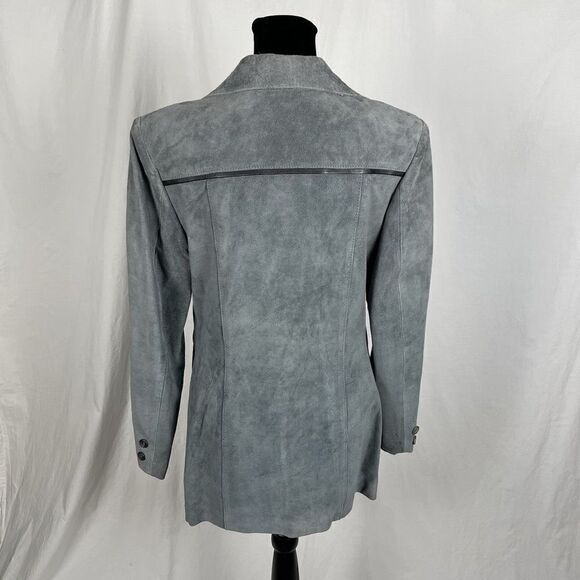 Vintage Brazilia 100% Leather Suede Safari Jacket - Women’s 9/10 - Picture 5 of 6